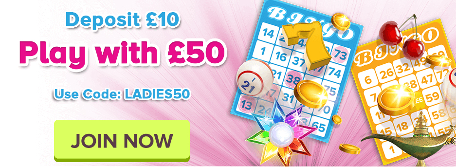 888Ladies: Deposit £10 Play With £50