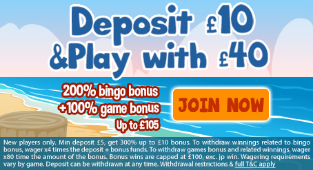 BBQ Bingo: Deposit £10 and Play With £40