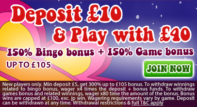 Beatle Bingo: Deposit £10 and Play With £40