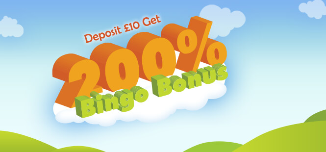 BingoStreet - Deposit £10 Get a 200% Bingo Bonus