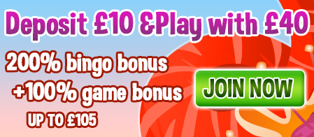 T-Rex Bingo Deposit £10 Play With £40