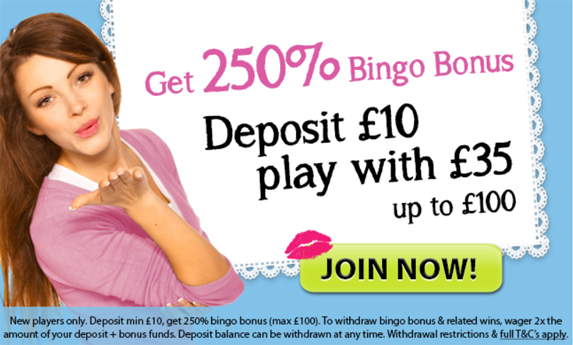 Bingo Fabulous - 200% + £5 Free