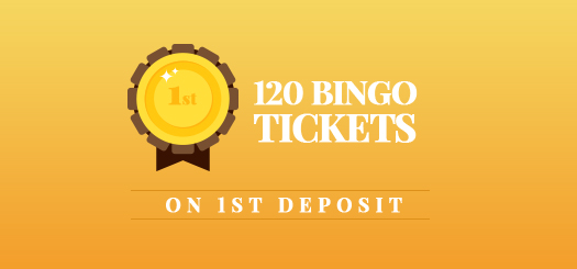Fancy Bingo: Get 120 free bingo tickets on your first deposit of £10 or more!