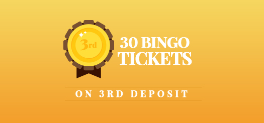 Fancy Bingo: Get 30 free bingo tickets on your first deposit of £10 or more!