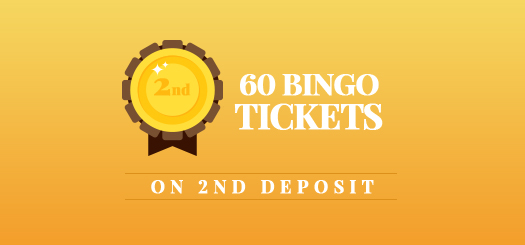 Fancy Bingo: Get 60 free bingo tickets on your first deposit of £10 or more!