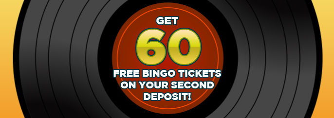Sing Bingo: Get 60 free bingo tickets on your first deposit of £10 or more!